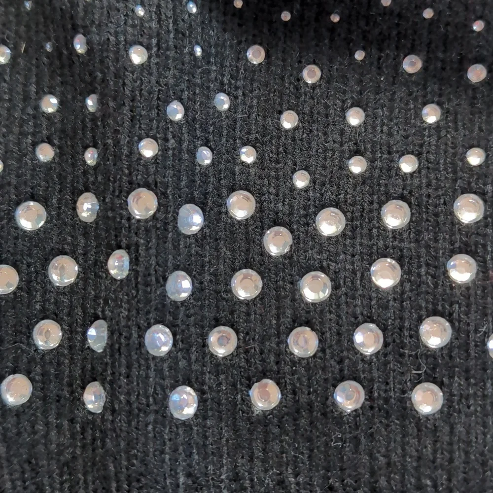 Kid's Bejeweled/Bling Matching Knit Winter Hat/Beanie and Scarf by Toby